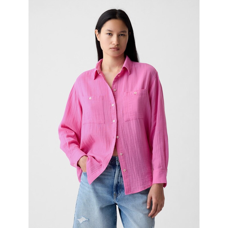 GAP Dámská Mušelínová košile oversize 876065-05 66267055