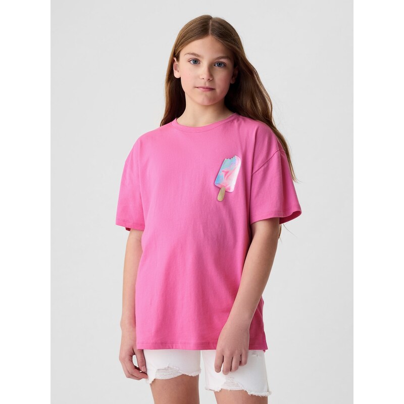 GAP Dievčenské bavlnené tričko 883399-03 66267042
