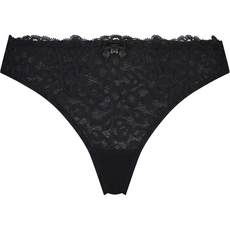 Hunkemöller Tangá Marine čierna 62750696