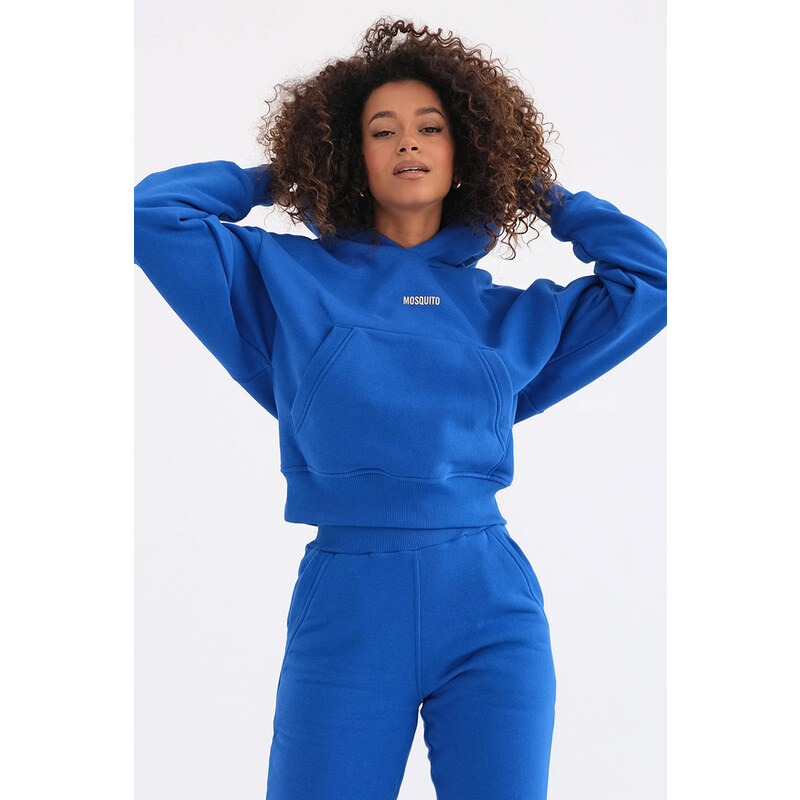 Mosquito Dámska tepláková mikina s kapucňou Venice Cobalt Blue modrá, 51578390