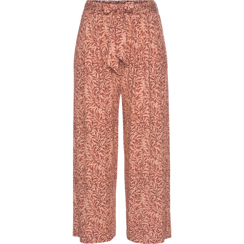 BEACH TIME Nohavice Beach Time hnedá / svetločervená 57220736