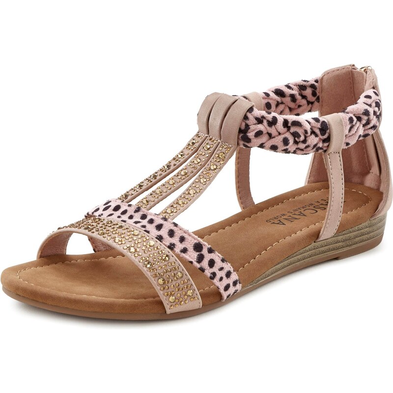 LASCANA Sandále ružová / pastelovo ružová / čierna 62132388