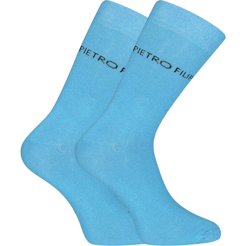 Ponožky Pietro Filipi vysoké bambusové modré (1PBV003) 51668736