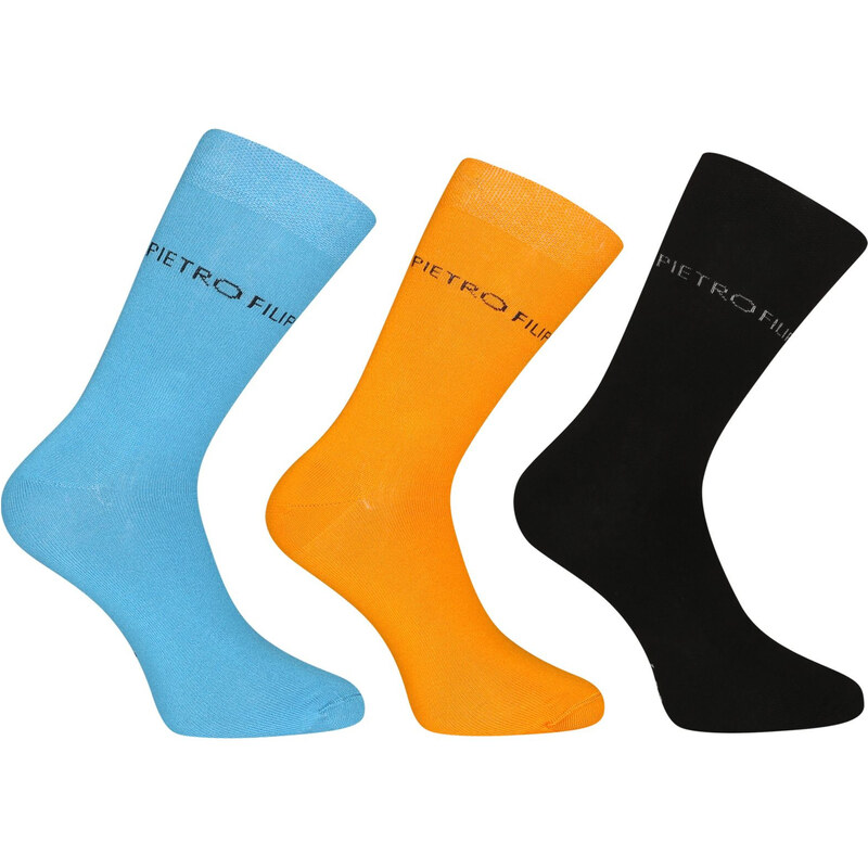 3PACK ponožky Pietro Filipi vysoké bambusové viacfarebné (3PBV003) 51668731