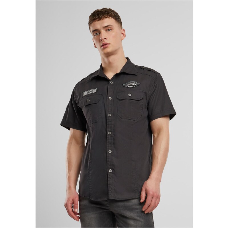 Brandit Luis Vintage short-sleeved shirt black 50679053