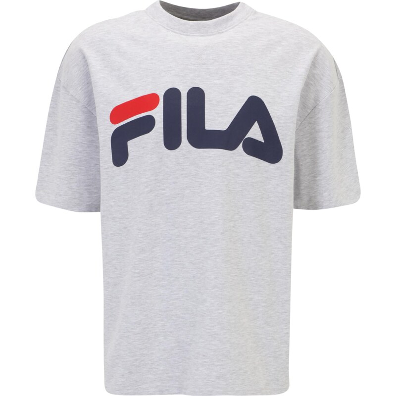 FILA Tričko LOWELL námornícka modrá / sivá melírovaná / červená 54340595