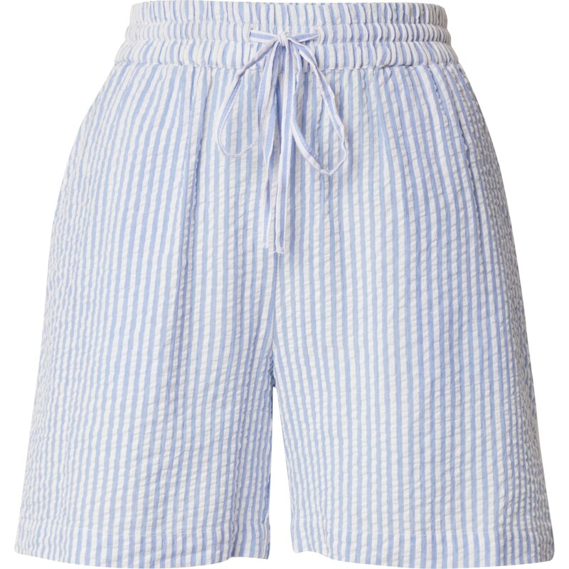 PIECES Nohavice PCSally svetlomodrá / biela 54355109