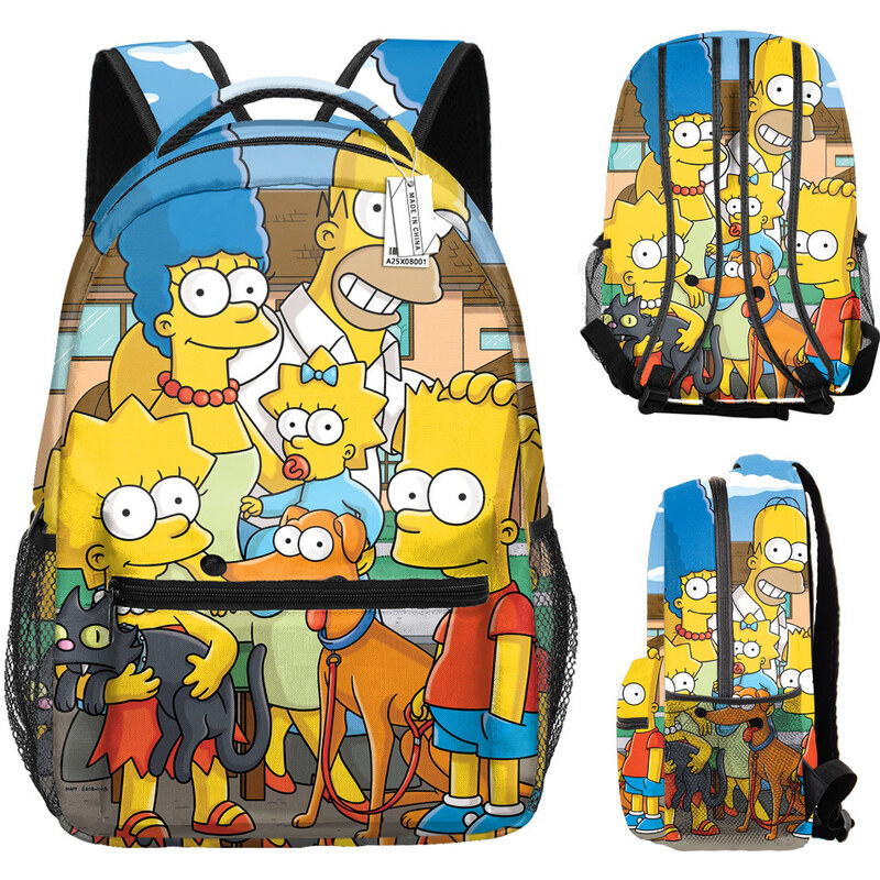 Made in China Detský / študentský batoh s potlačou celého obvodu motív 52162047