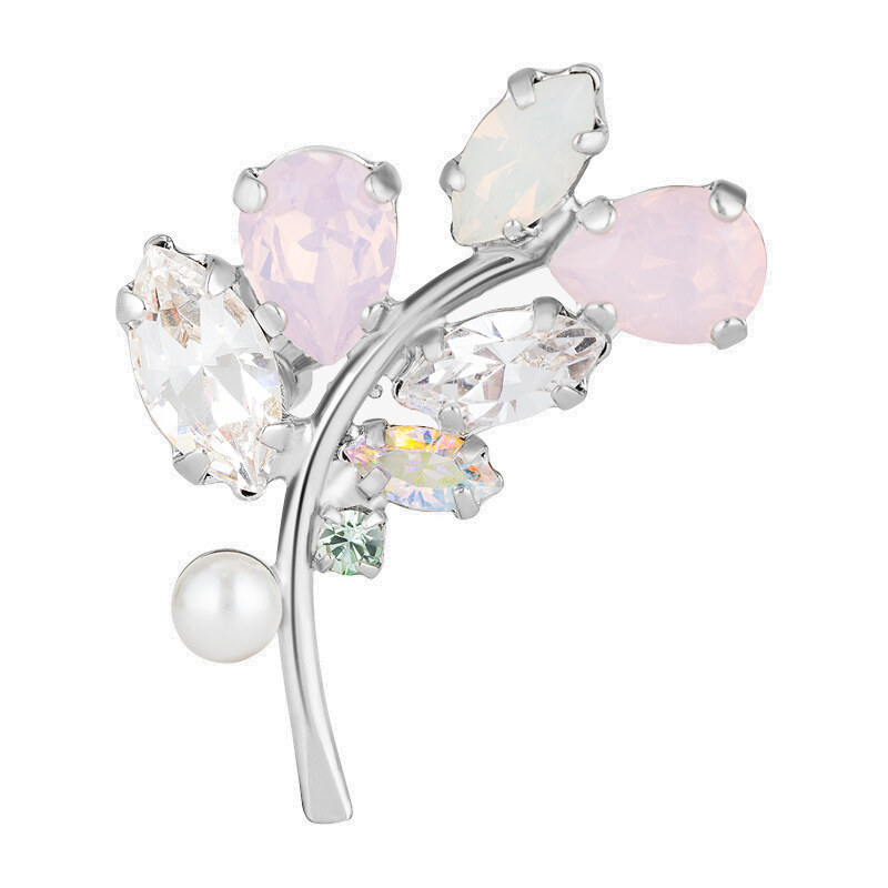 Preciosa Očarujúca brošňa s krištáľom a syntetickými opálmi Candy 66589936