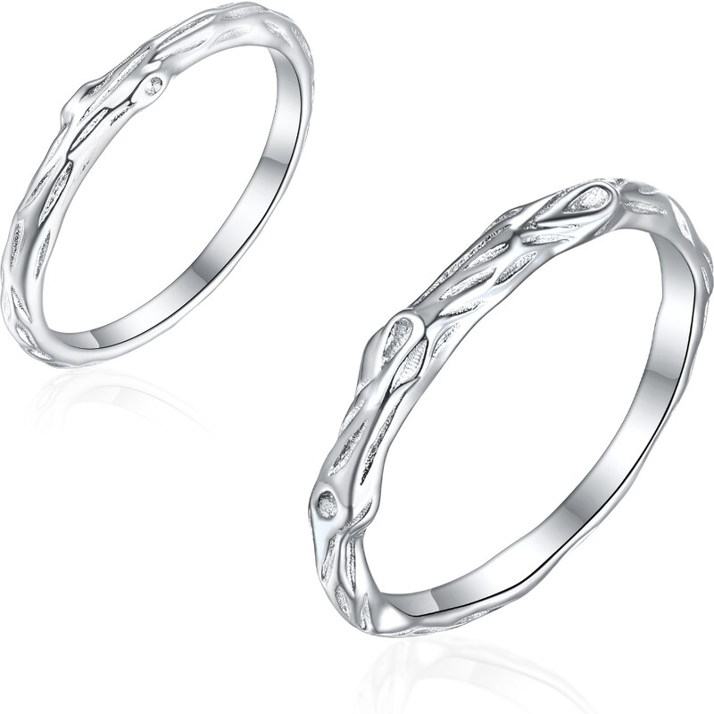 Olivie Snubný strieborný prsteň VETVIČKA 8589 52168292