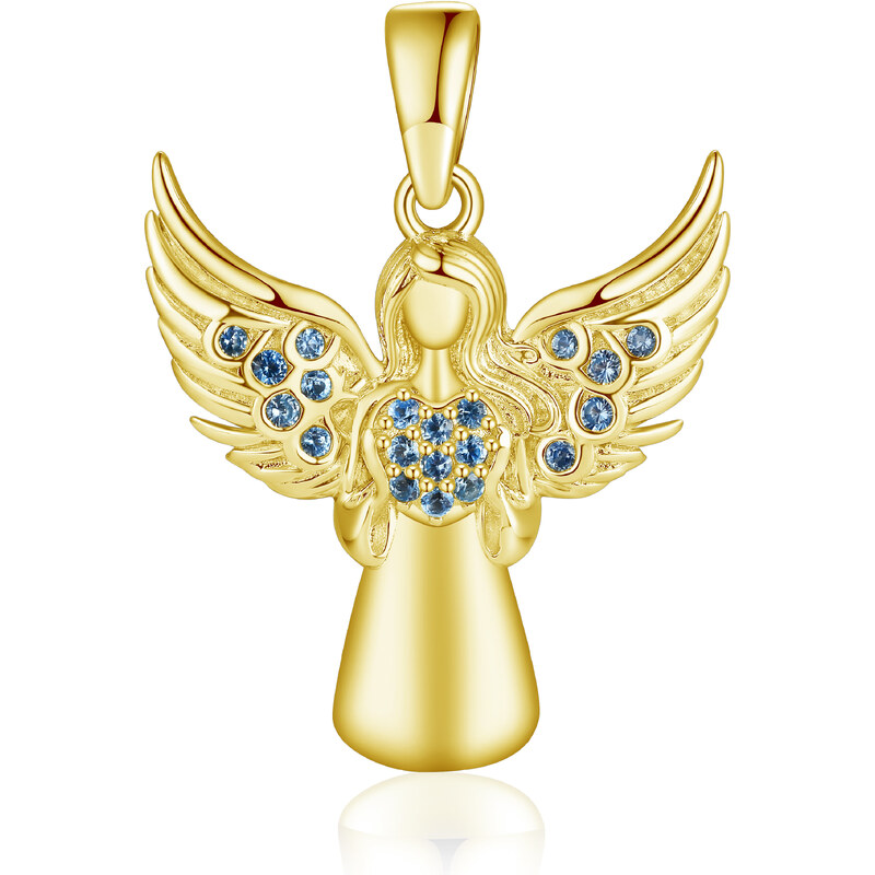 Olivie Strieborný prívesok ANJEL GOLD 8636 52171555