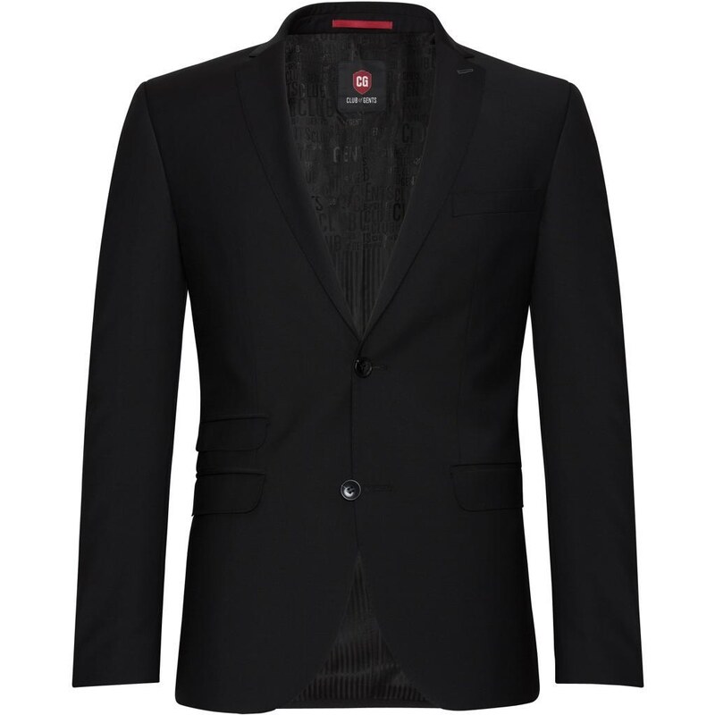 Pánske čierne oblekové sako CLUB OF GENTS slim fit 67409648