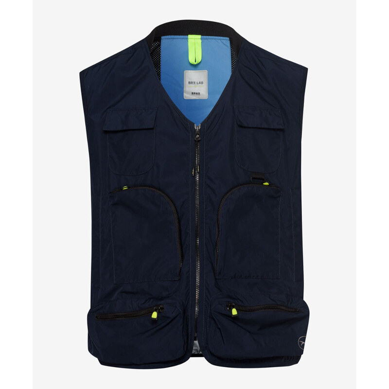 Pánska modrá vesta BRAX 52170123