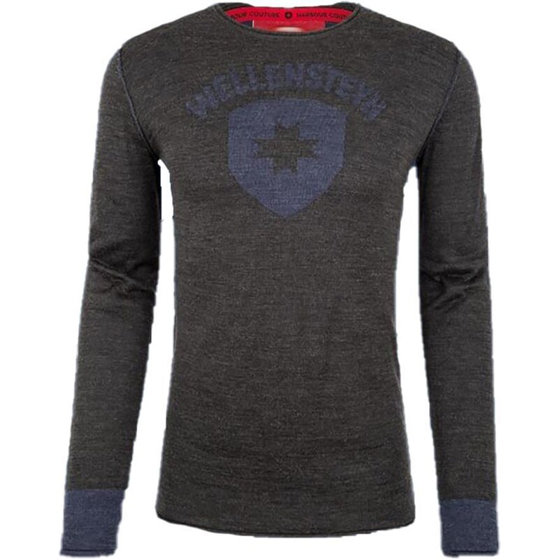 Pánsky antracitový pulóver s logom WELLENSTEYN 52170139