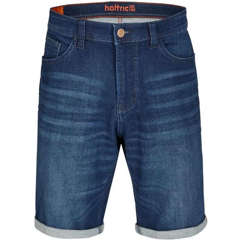 Pánske tmavomodré džínsové kraťasy HATTRIC 52170154
