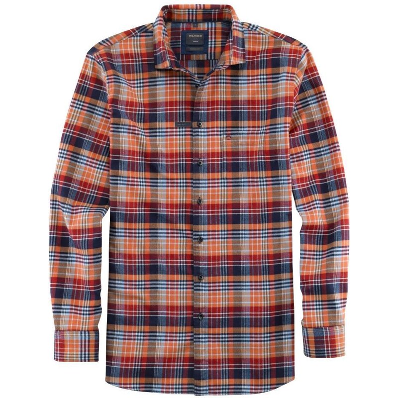 Pánska farebná casual košeľa OLYMP modern fit 52170192