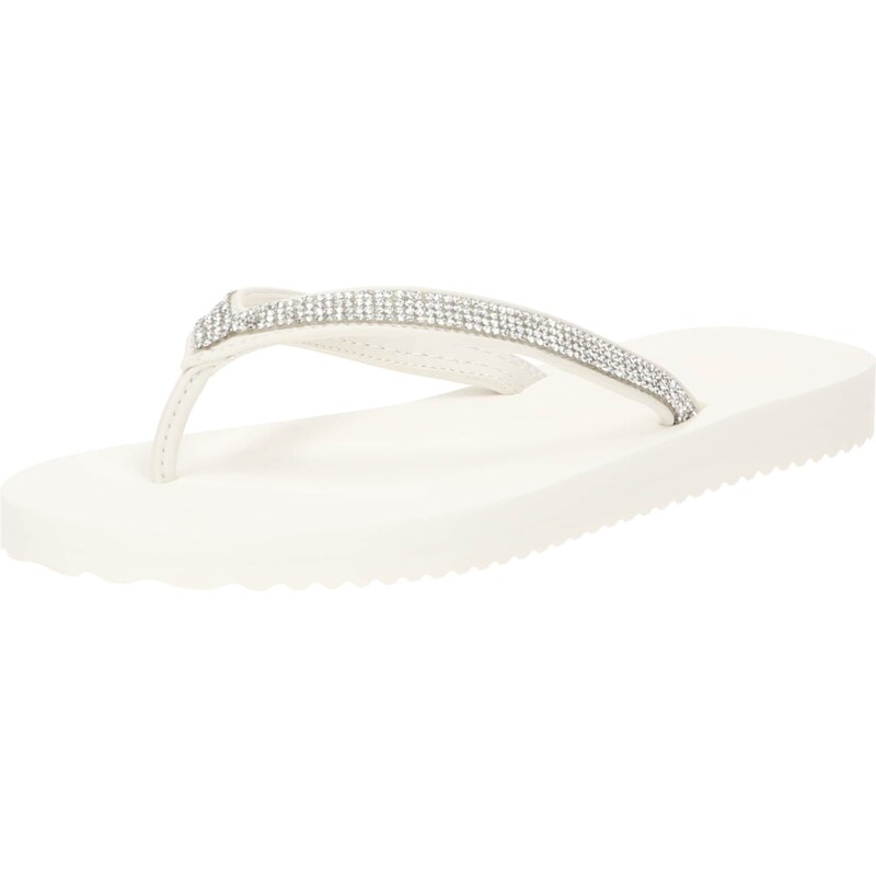 FLIP*FLOP Žabky strieborná / biela 66139077