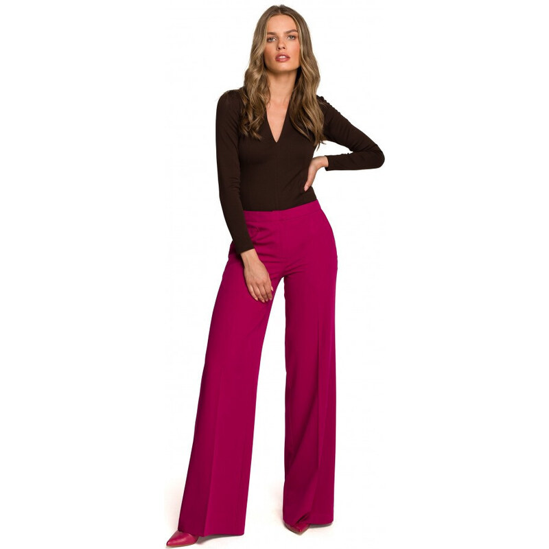 Dámske nohavice S311 slivka - Stylove 52260580