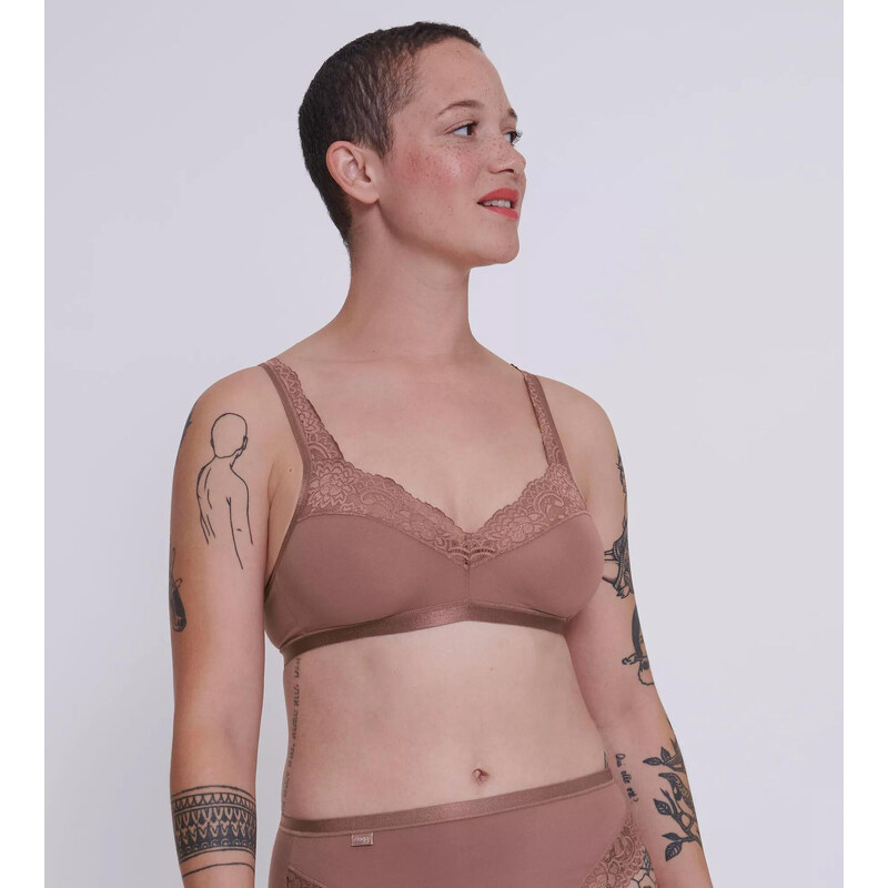 Dámska podprsenka Romance SI - BROWN - hnedá 1141 - SLOGGI 62348843