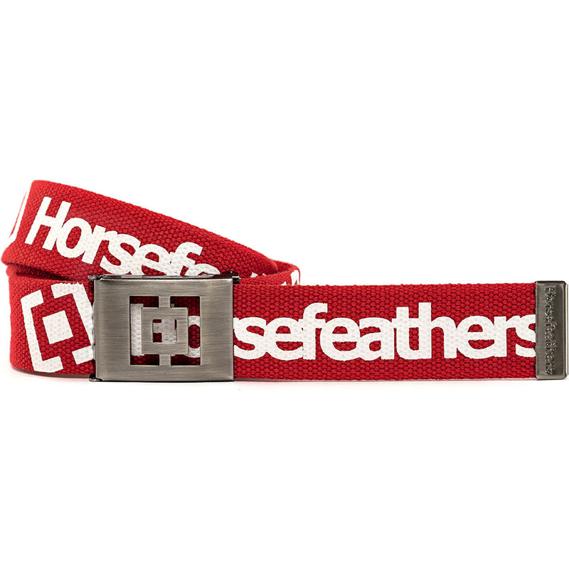 Opasok Horsefeathers Idol Belt Red Universal 54992721