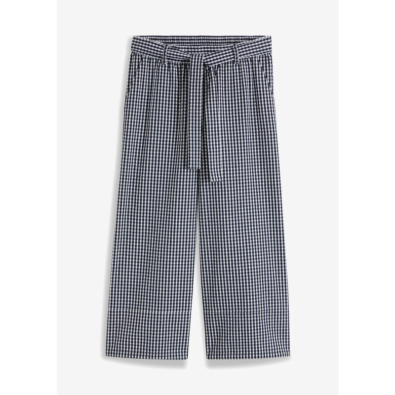 bonprix Nohavice s Vichy karom, farba modrá 52309540