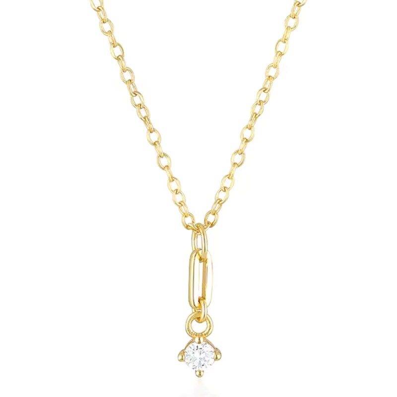 Olivie Strieborný minimalistický náhrdelník GOLD 8649 52368543