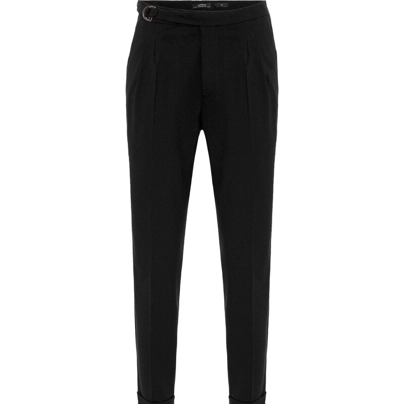 Antioch Plisované nohavice čierna 54347201