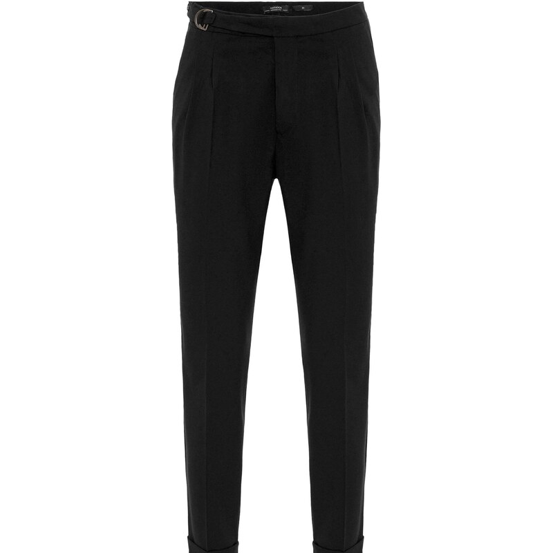 Antioch Plisované nohavice čierna 55684708