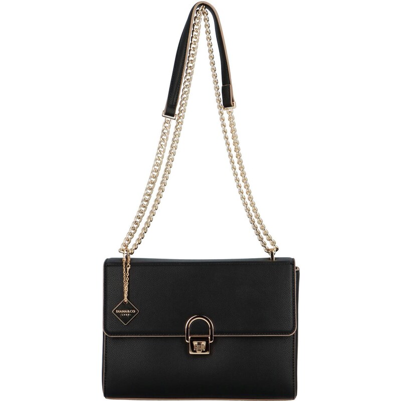Dámska crossbody kabelka čierna - DIANA & CO Sticchia čierna 52371389
