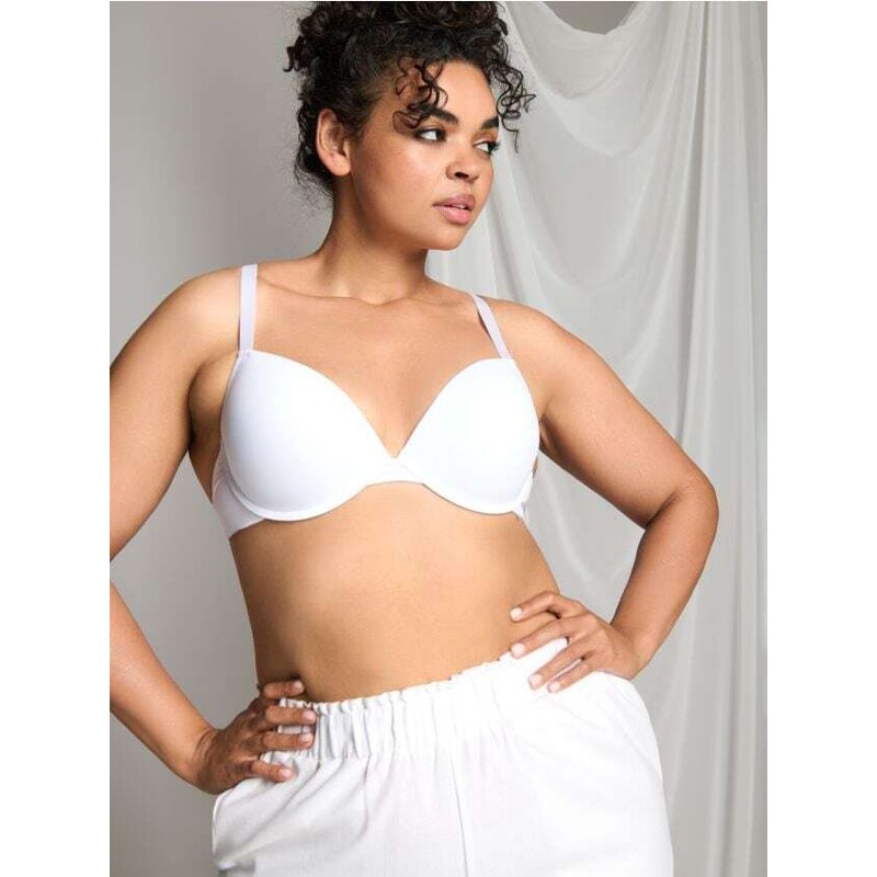 Sinsay - Push up podprsenka - biela 65750582