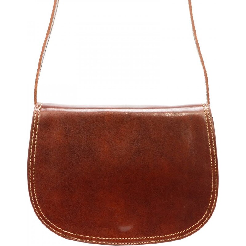 FLORENCE Kožená kabelka FLORENCE Sarah hnedá 24555746