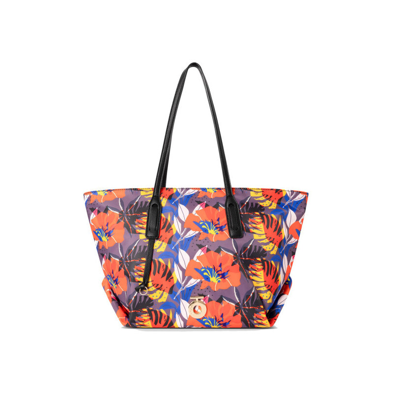 Dámska kabelka na rameno farebná/kvety - Nobo Chaney farebná 52510416