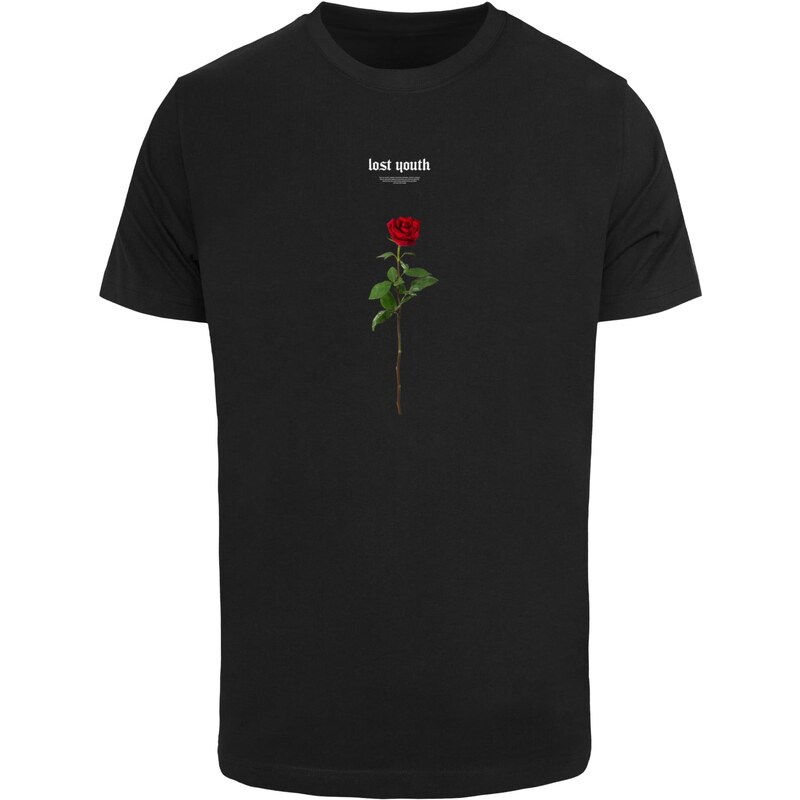 Mister Tee Black T-shirt Lost Youth Rose Tee 50566835