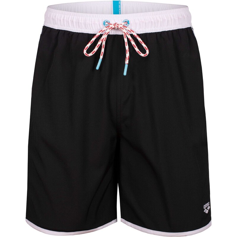 ARENA Plavecké šortky ICONS TEAM STRIPE čierna / biela 68211706