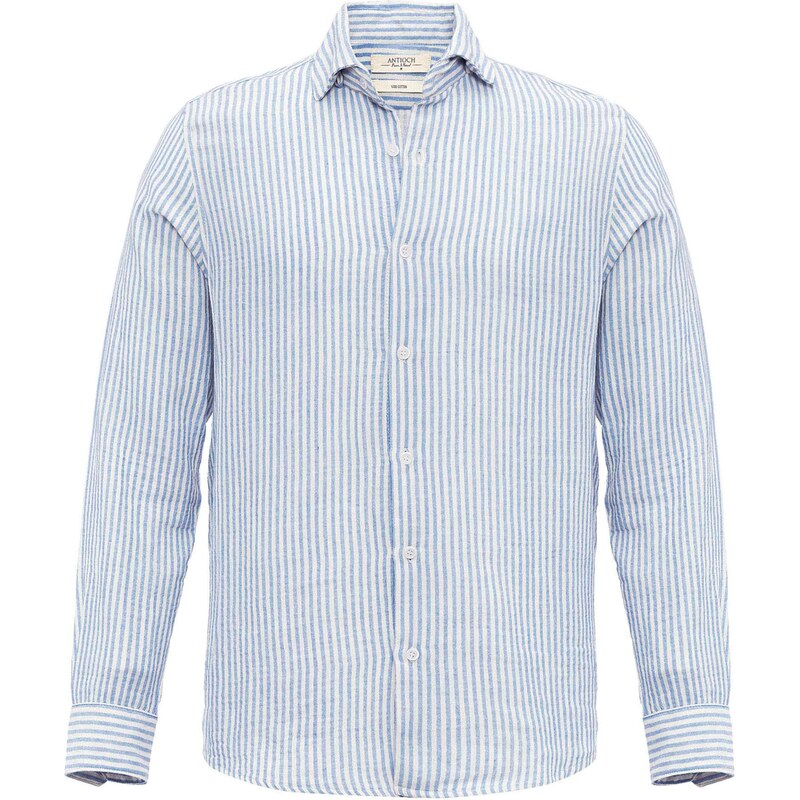 Antioch Košeľa svetlomodrá / biela 54348712