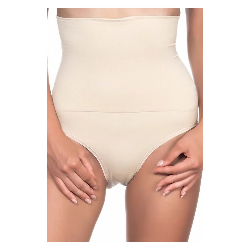 LORANE Sťahovacie nohavičky s vysokým pásom (dvojitým) Farba: Telová, 52411989