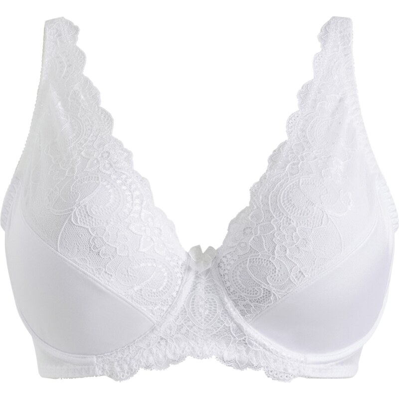bonprix Podprsenka minimizer s kosticami, farba biela 66863198