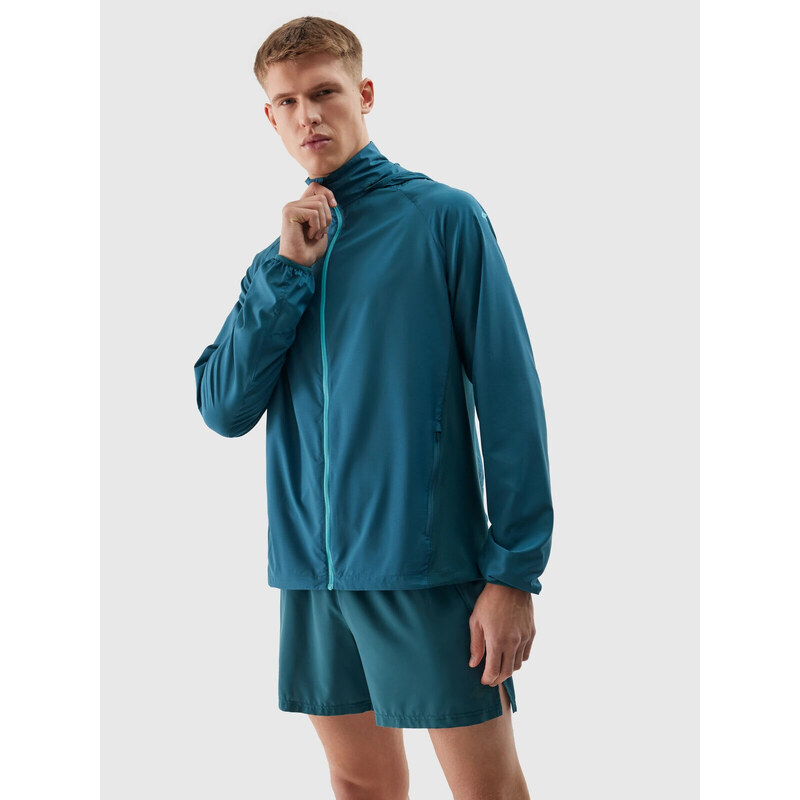 Mens Ultralight 4F Running Jacket - Sea Green 52424056