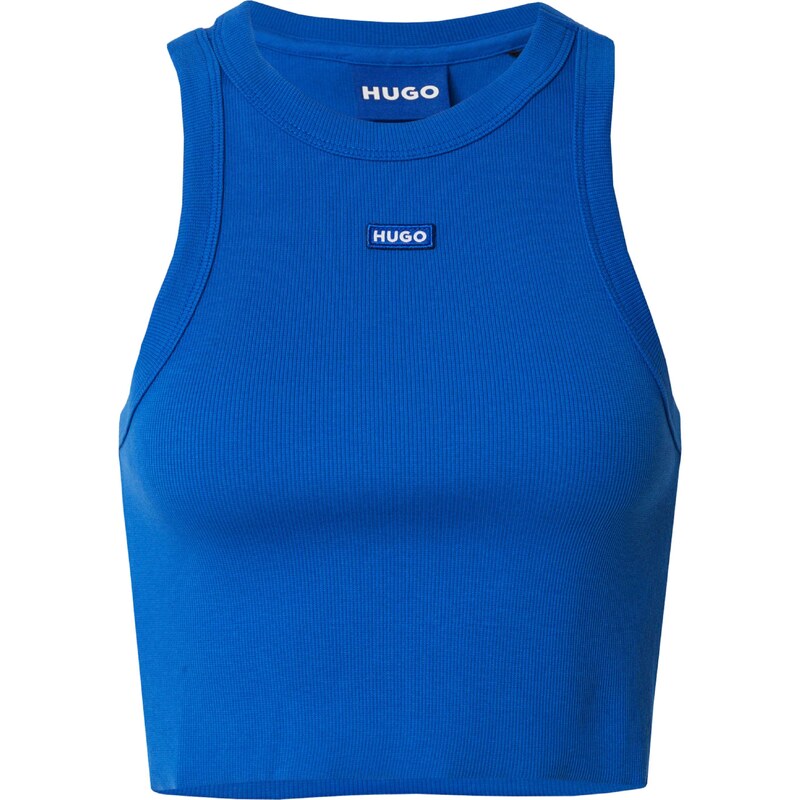 HUGO Top kobaltovomodrá / biela 52706419