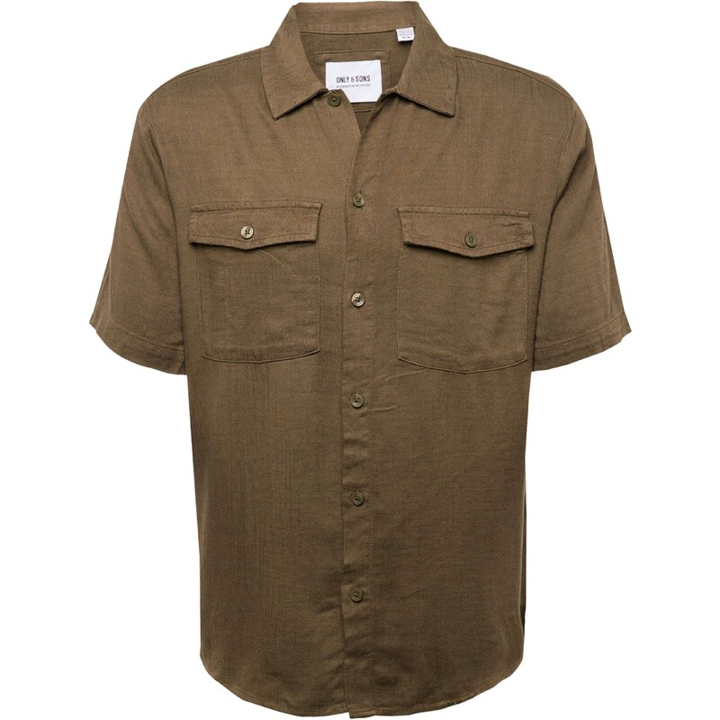 Only & Sons Košeľa KARI olivová 54356828