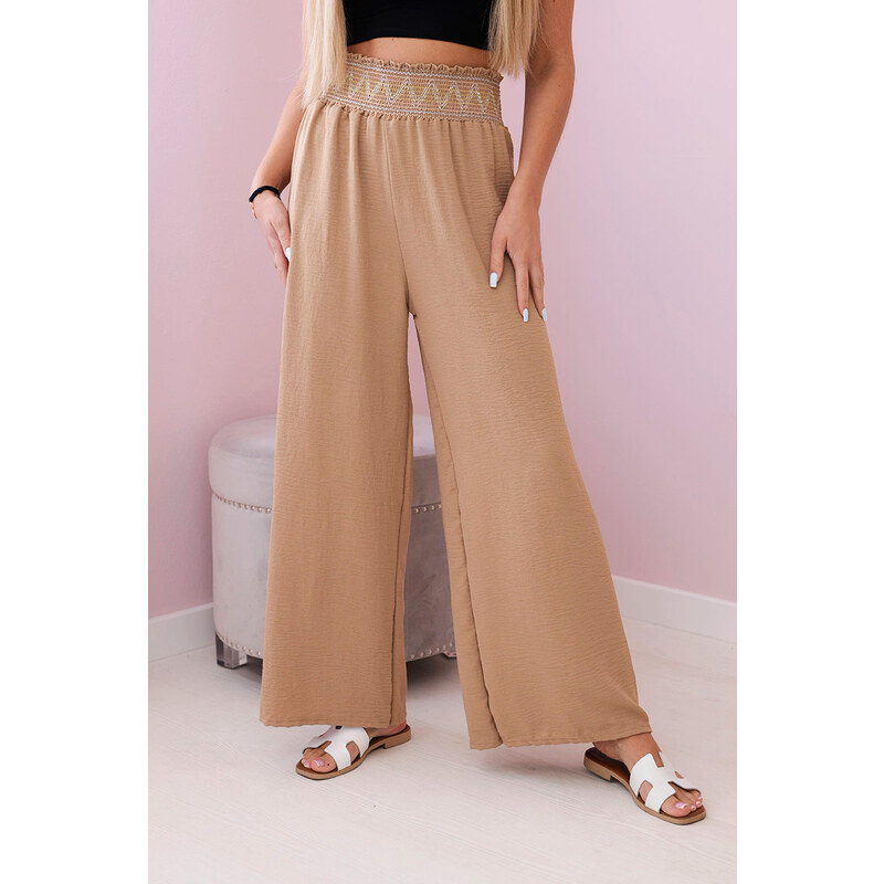 Fashionweek Dámske nohavice ľahké vzdušné Voľné K40 52426154