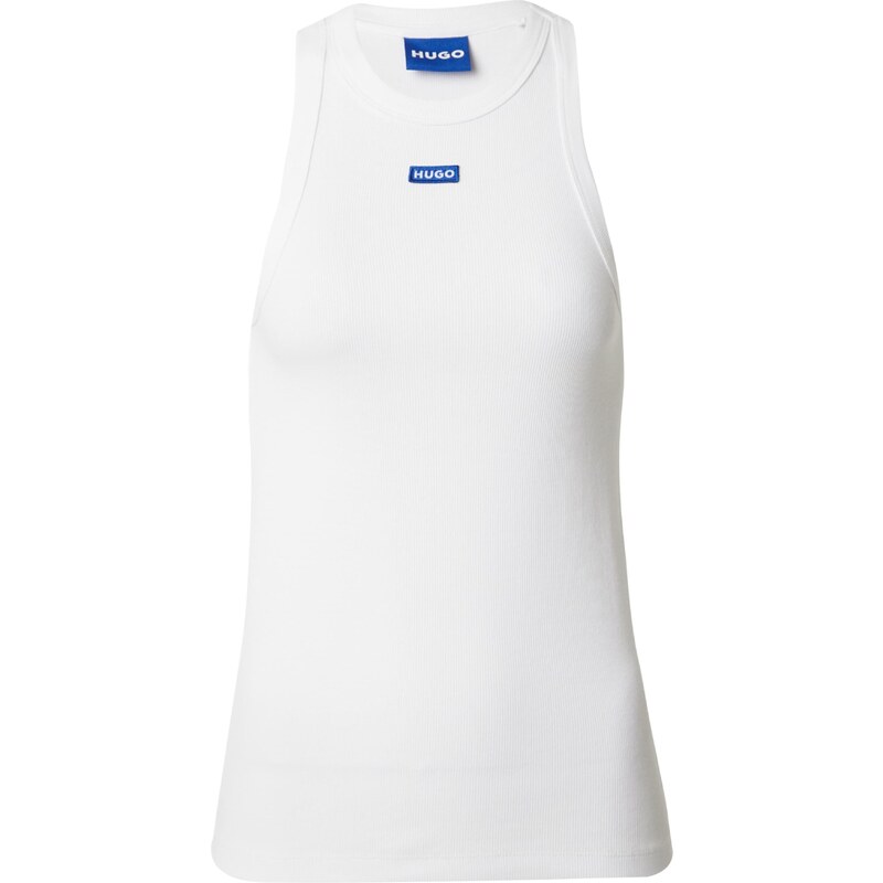 HUGO Top kráľovská modrá / biela 52702535