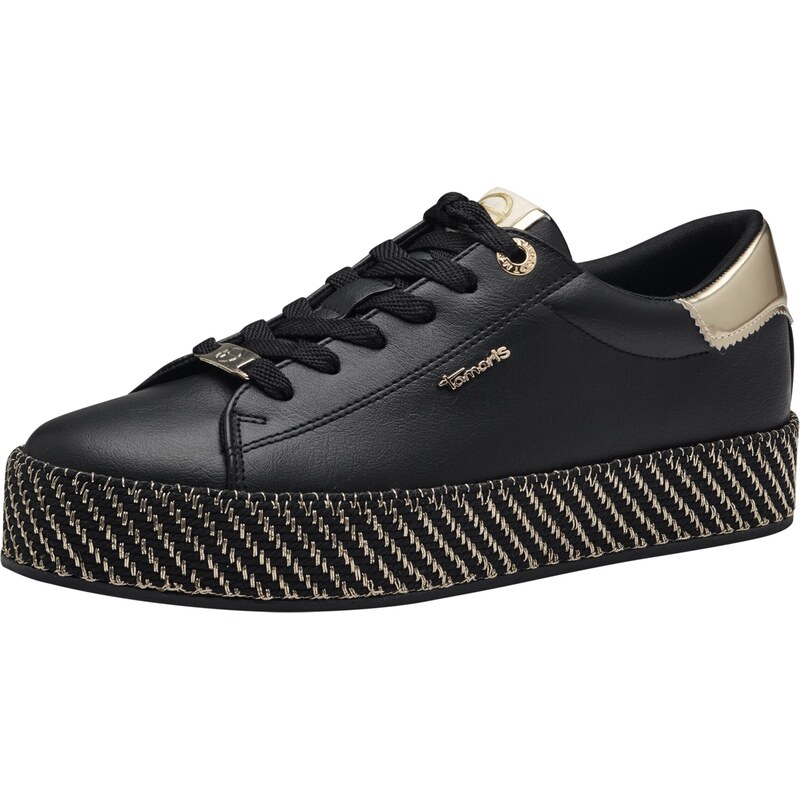 Tamaris Nízke tenisky zlatá / čierna 67562138
