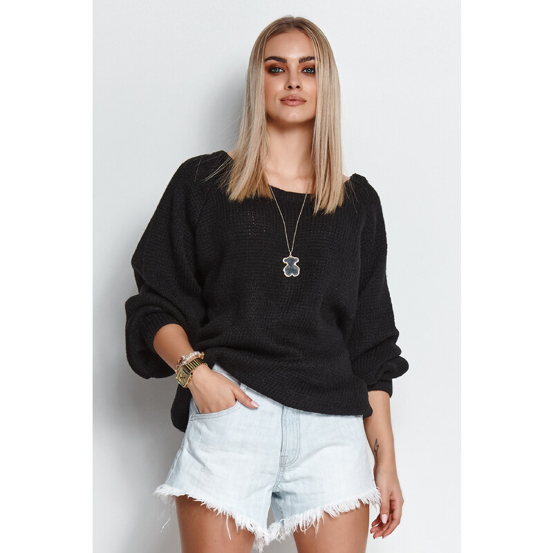 Makadamia Dámsky pulóver S114 | čierna S114 57838661