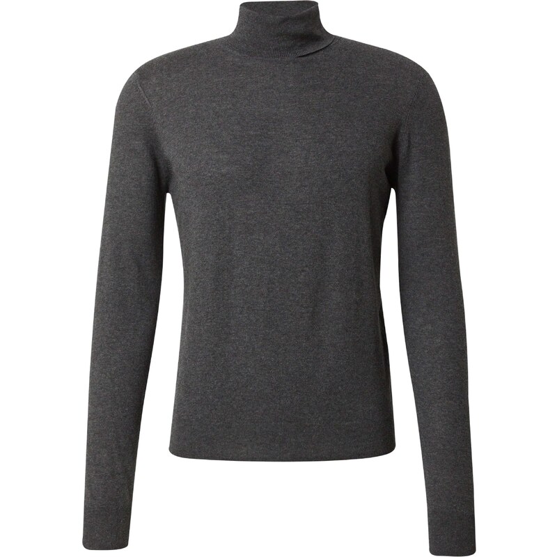 DAN FOX APPAREL Sveter The Essential sivá melírovaná 54301863