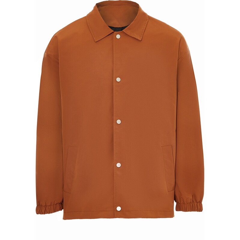 NOWLES Prechodná bunda tmavooranžová 65792143