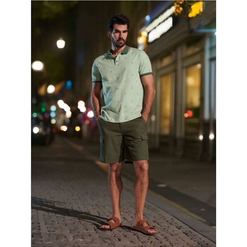 Sinsay - Kraťasy - olivová 65740999