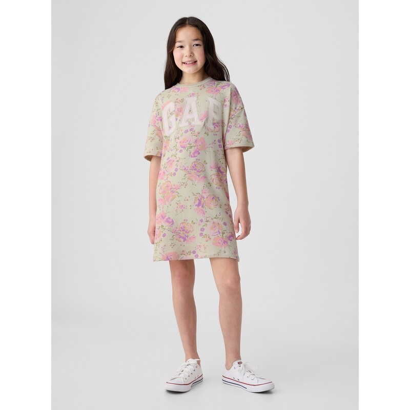 GAP Dívčí Dětské šaty s logem oversize 410062-01 66388816