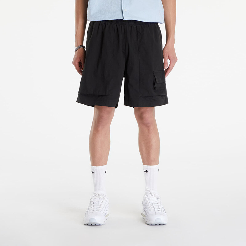 Šortky Nike Life Mens Camp Shorts Black/ Black L 52437851