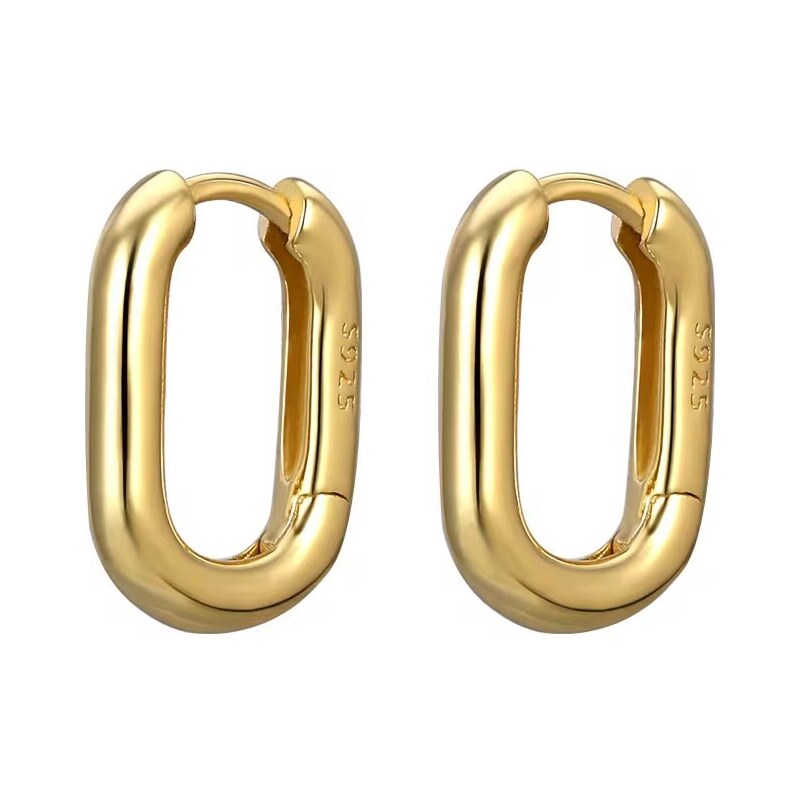 MAJYA Strieborné náušnice CECILE 14 mm pozlátené 10932 64581908